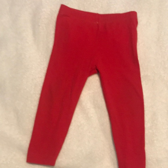 Cute Red Pants with red Bow on backside 🎀 12M - Picture 2 of 3